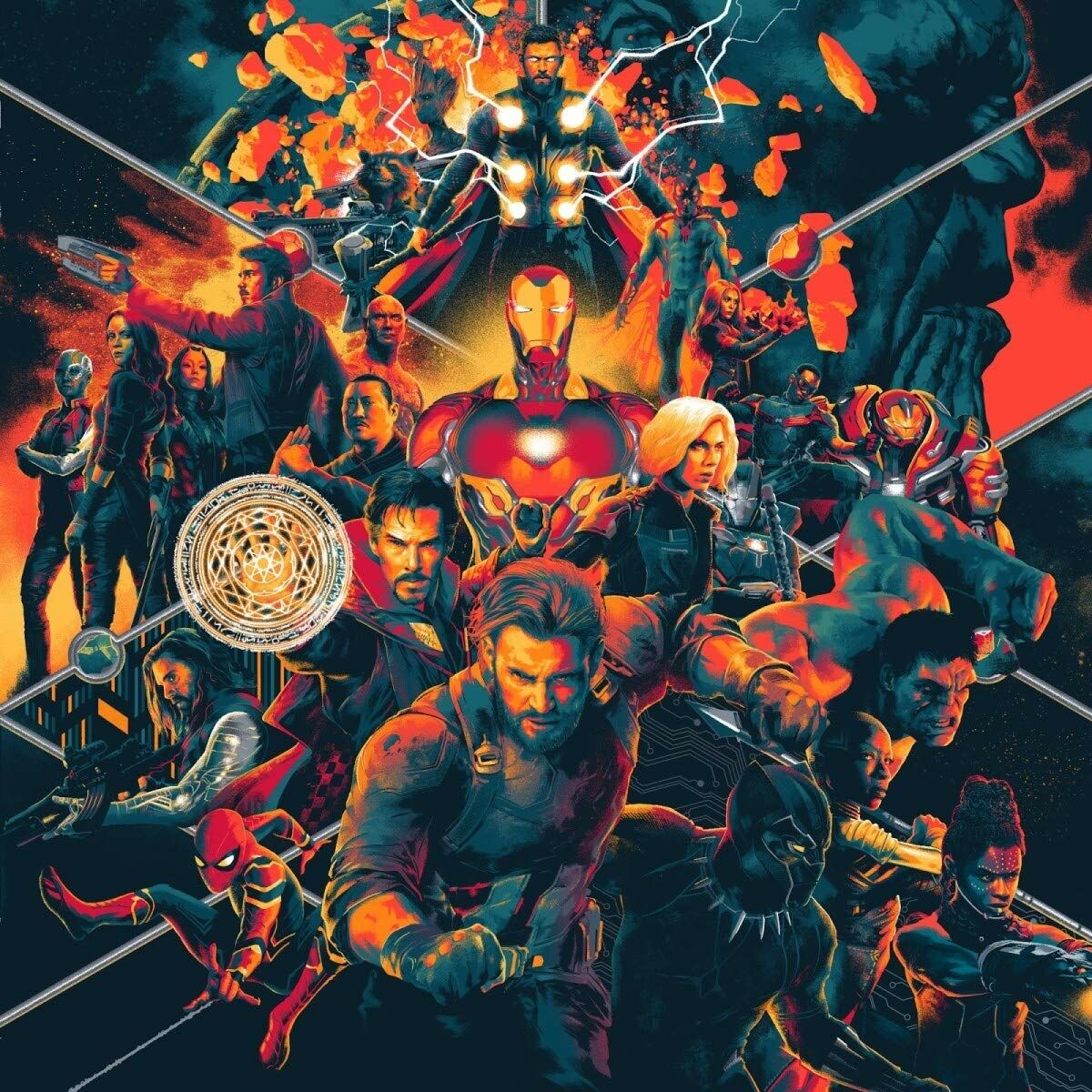 Vynil discs Mondo Infinity War B.S:O.