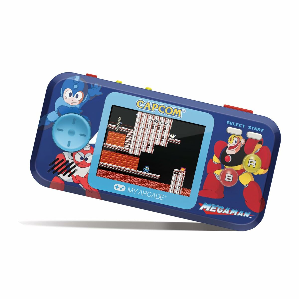 Tragbare Spielkonsole My Arcade Pocket Player PRO - Megaman Retro Games Blau