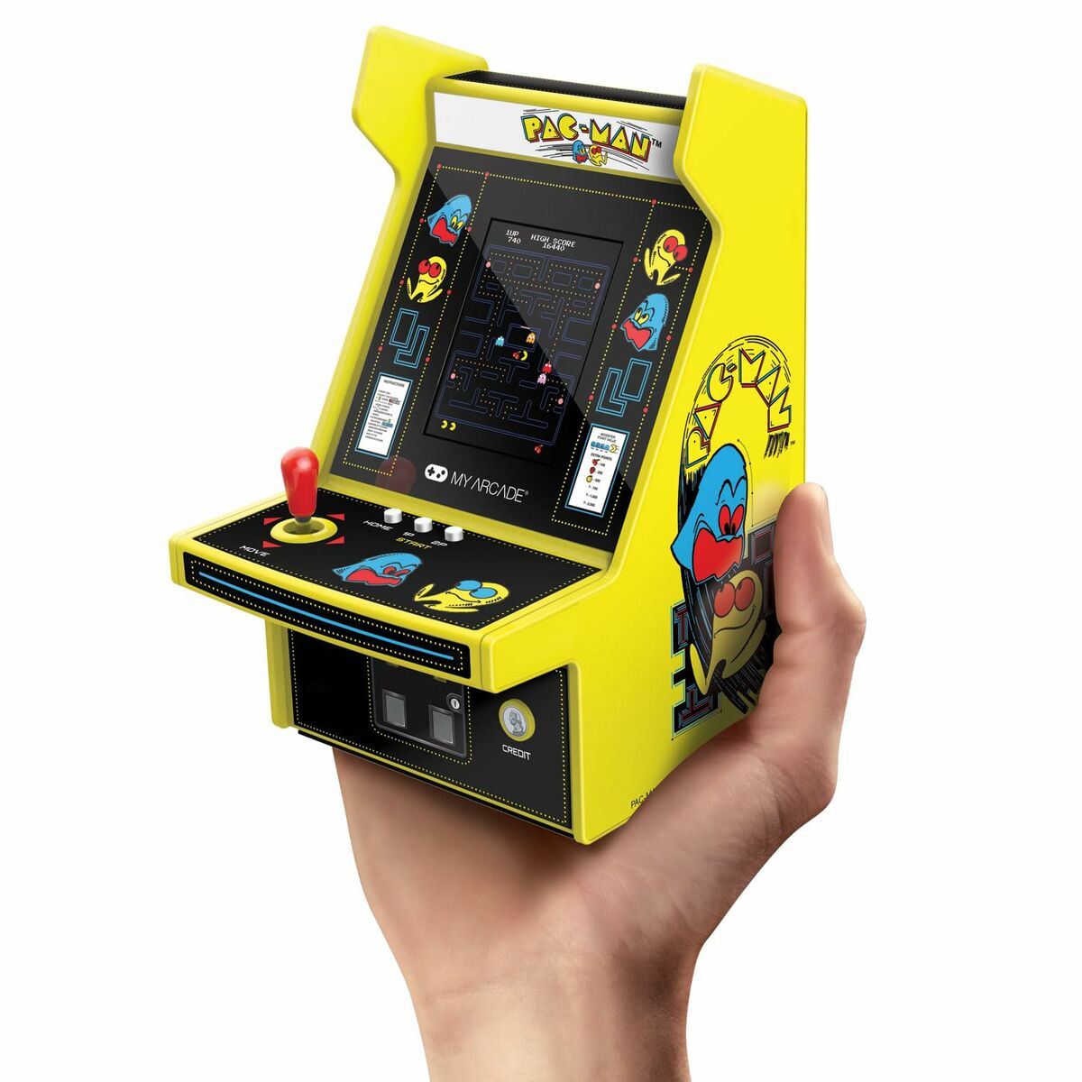 Φορητή κονσόλα παιχνιδιών My Arcade Micro Player PRO - Pac-Man Retro Games Yellow