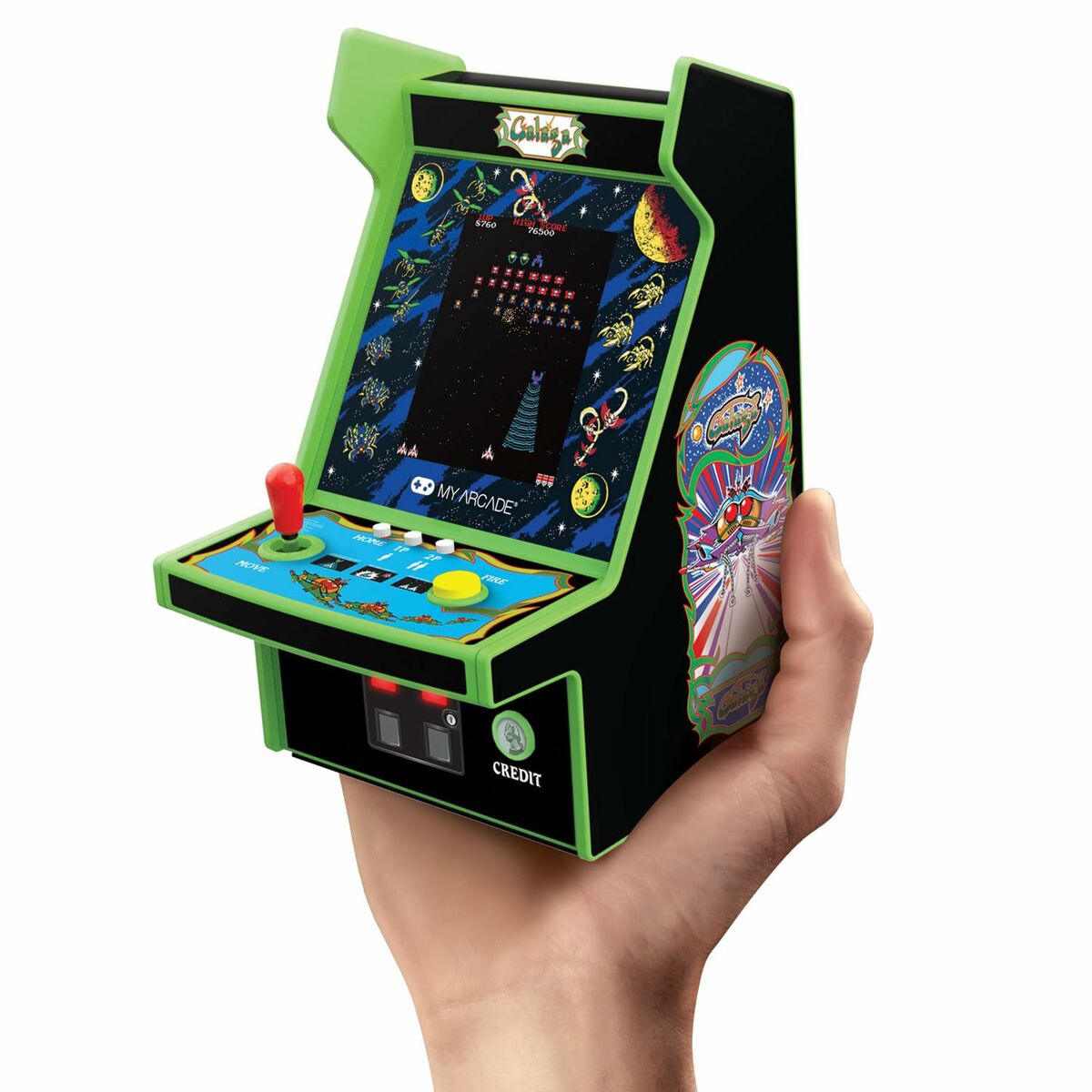 Mini-Arcade-Spielautomat My Arcade Galaga/Galaxian Retro (FR)