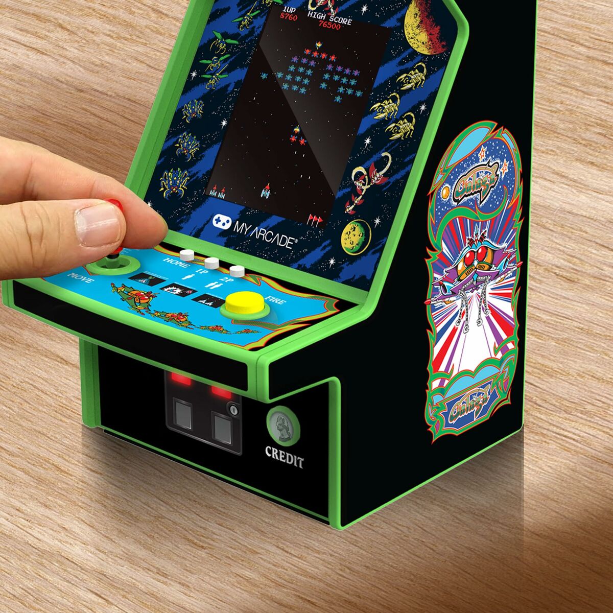 Mini-Arcade-Spielautomat My Arcade Galaga/Galaxian Retro (FR)