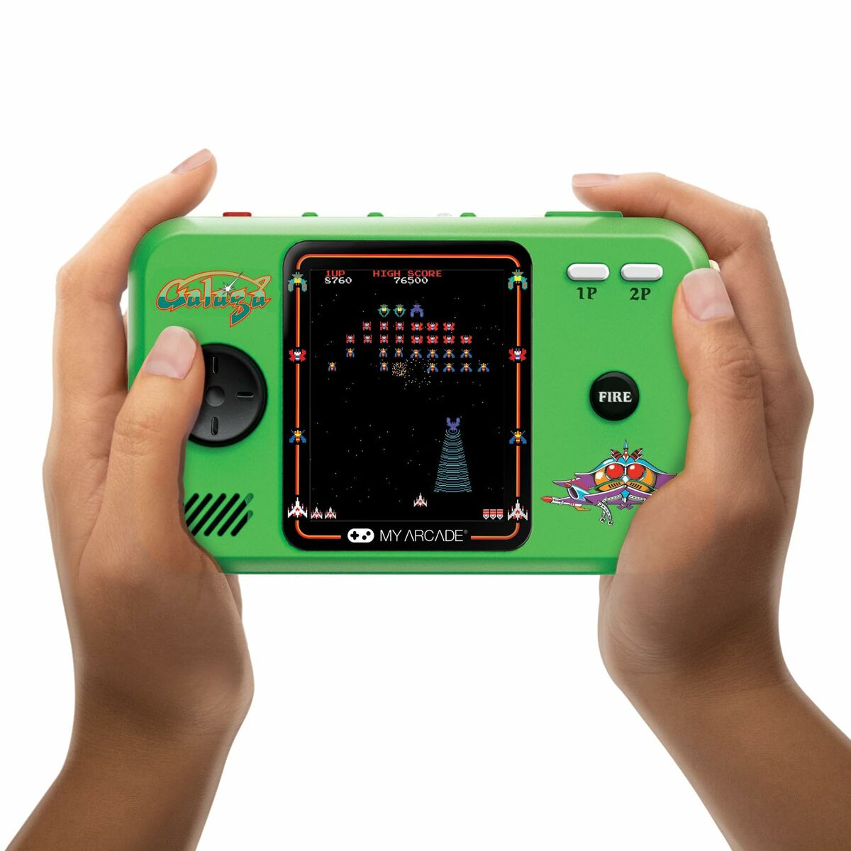 Φορητή κονσόλα παιχνιδιών My Arcade Pocket Player PRO - Galaga Retro Games Green