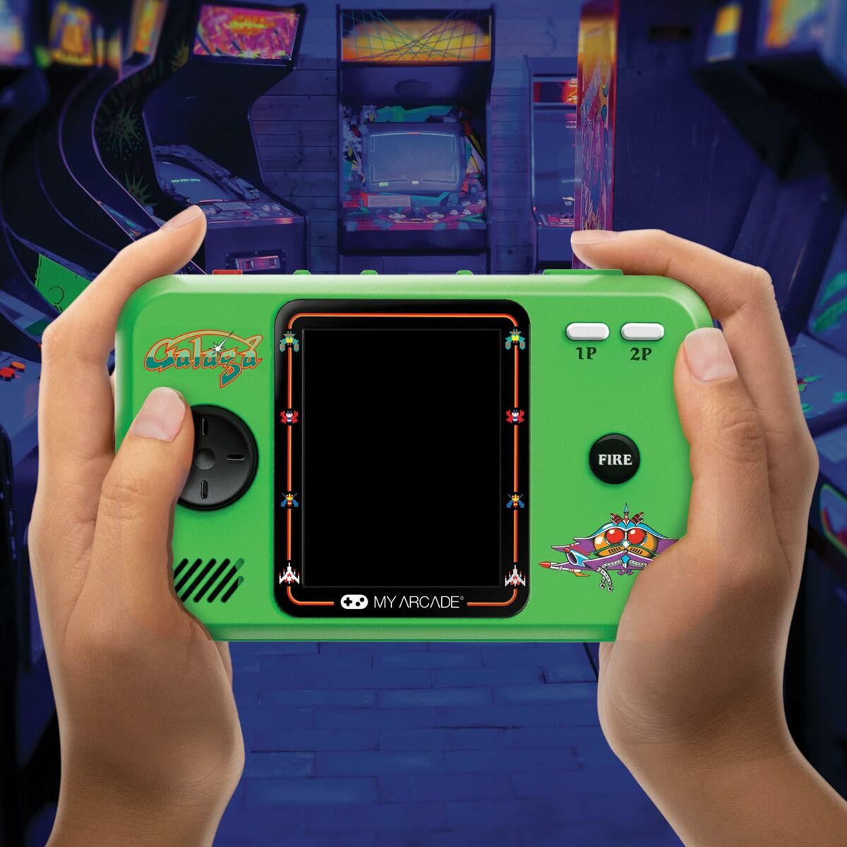 Φορητή κονσόλα παιχνιδιών My Arcade Pocket Player PRO - Galaga Retro Games Green