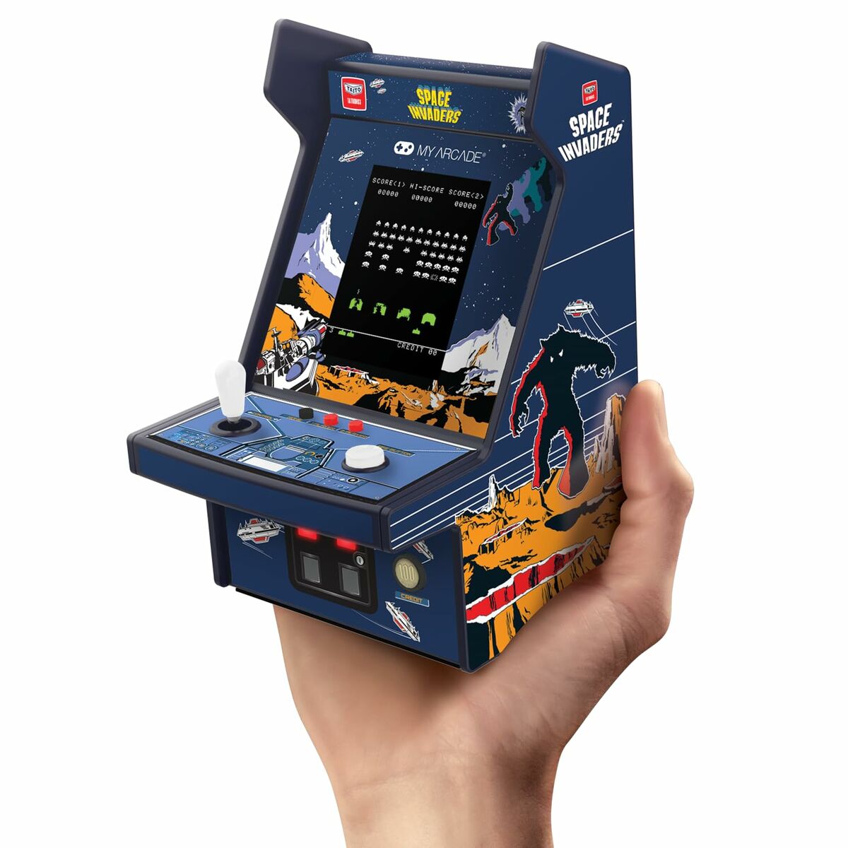 Tragbare Spielkonsole My Arcade Micro Player PRO - Space Invaders Retro Games