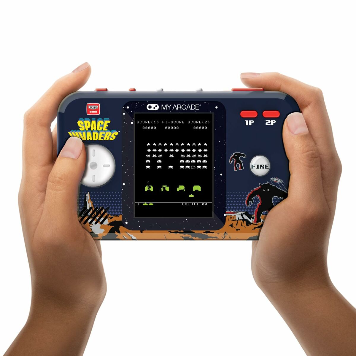 Φορητή κονσόλα παιχνιδιών My Arcade Pocket Player PRO - Space Invaders Retro Games