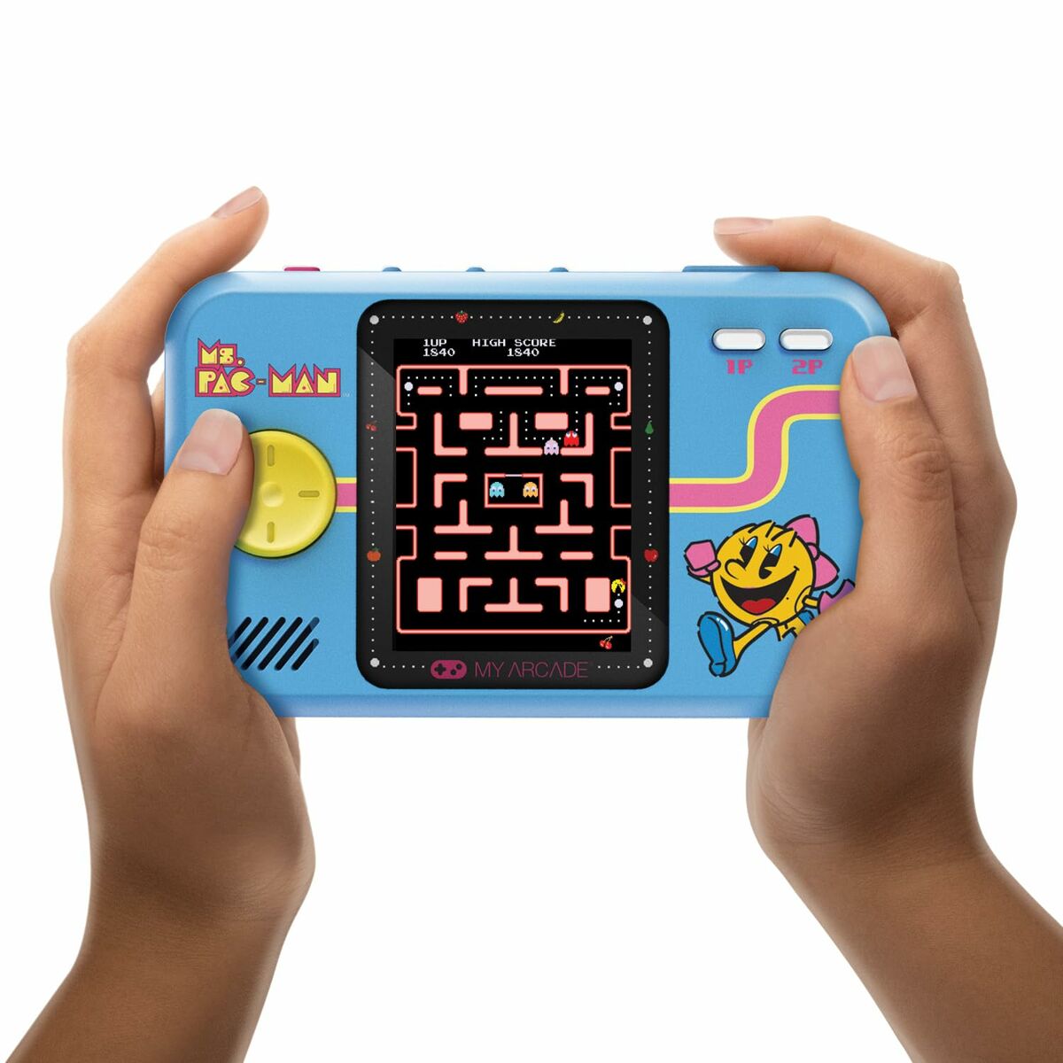 Φορητή κονσόλα παιχνιδιών My Arcade Pocket Player PRO - Ms. Pac-Man Retro Games Blue