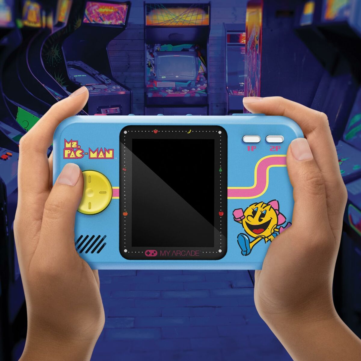 Φορητή κονσόλα παιχνιδιών My Arcade Pocket Player PRO - Ms. Pac-Man Retro Games Blue