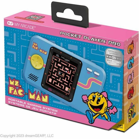 Φορητή κονσόλα παιχνιδιών My Arcade Pocket Player PRO - Ms. Pac-Man Retro Games Blue