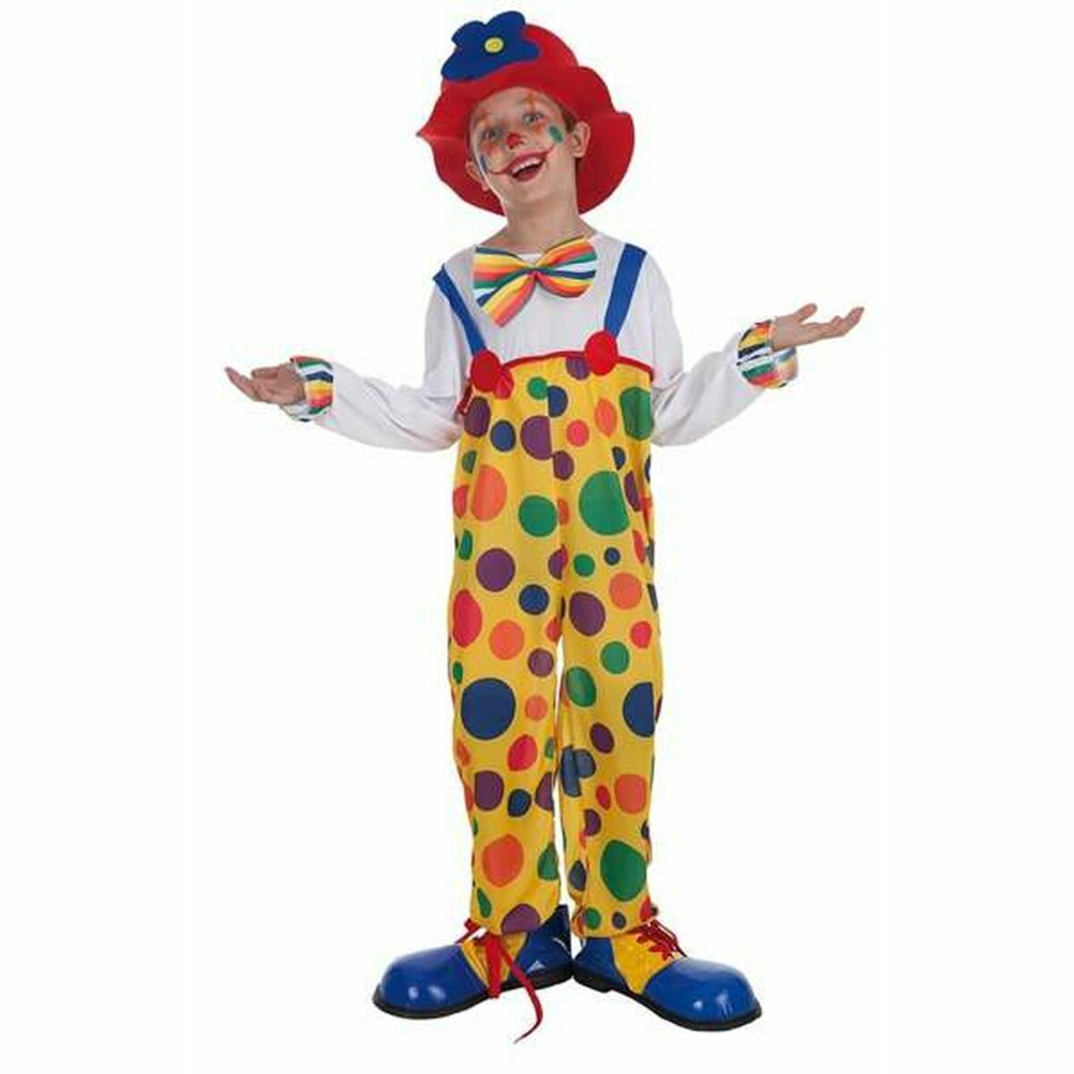 Kostüm für Kinder Männlicher Clown (2 Teile)